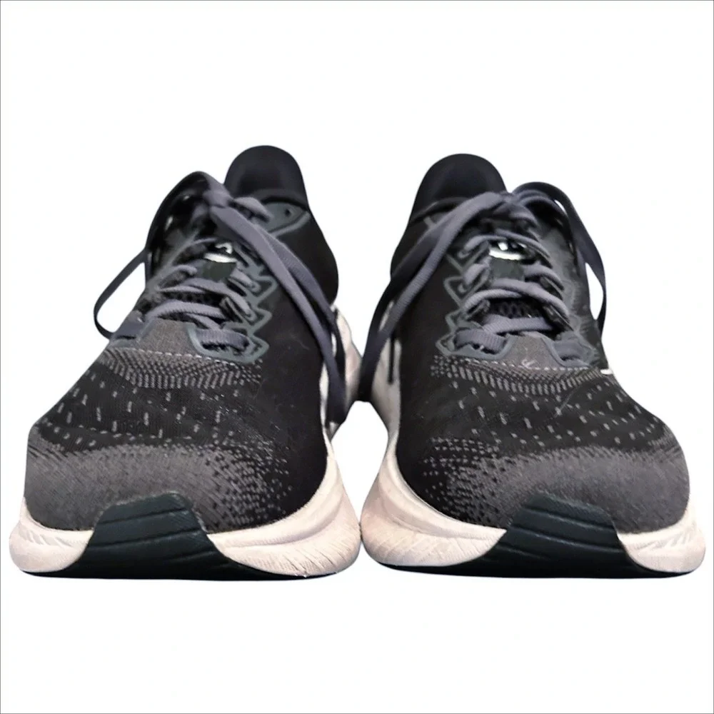 Hoka One One Mach 6 Running Shoes Womens 9 Black White Athletic Sneakers 1147810